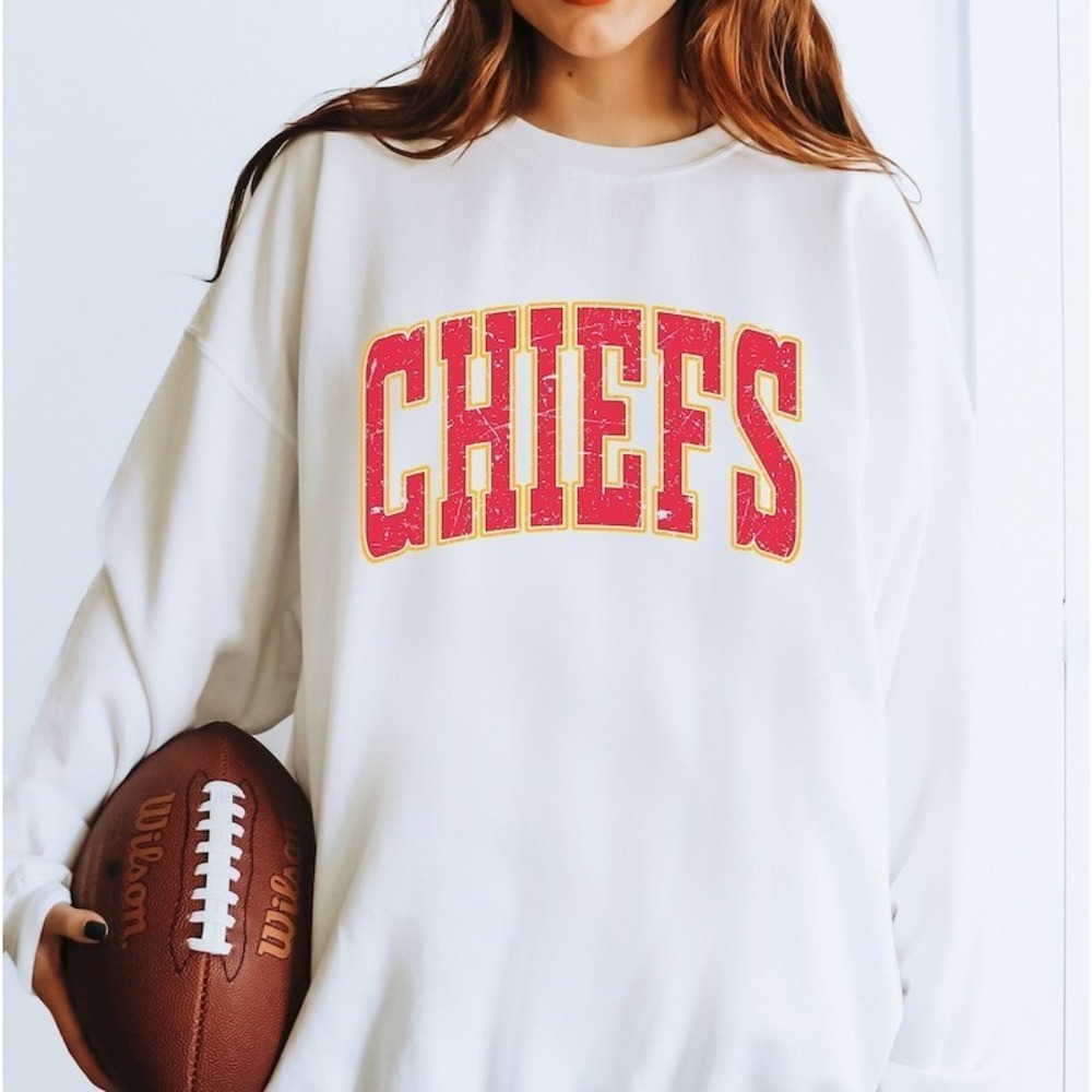 Vintage Kansas City Football Football Sweatshirt, Kansas City Sweatshirt